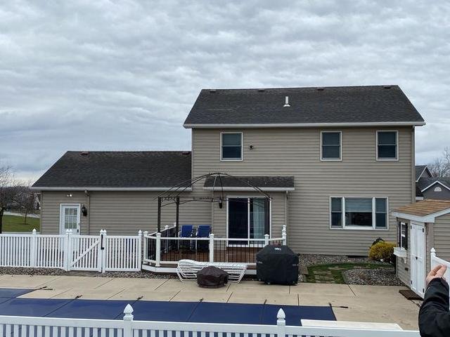 Rear roof view from back of home in Whitesboro, NY