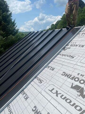 Underlayment installed